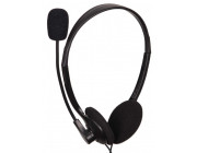 Gembird MHS-123, Stereo headset with volume control, 3.5 mm plug x 2 pcs, Black